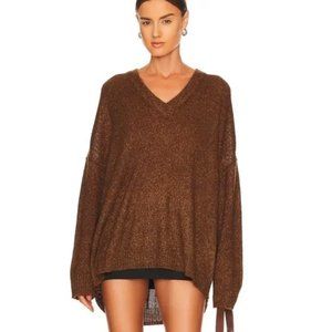 Lightweight Knit Oversized Sweater in Chocolate Brown- Size xl, Revolve, new